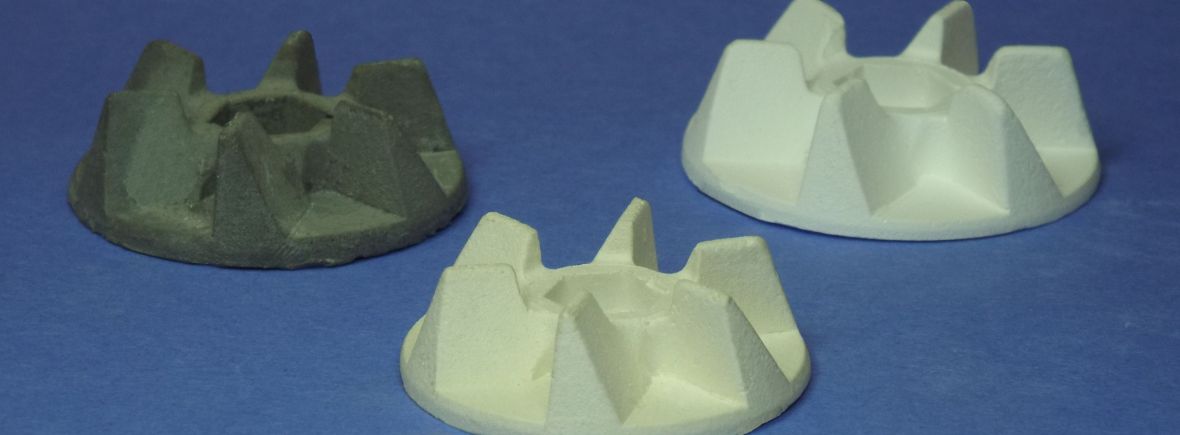 samples of mullite, alumina and silicon carbide from seneca ceramics