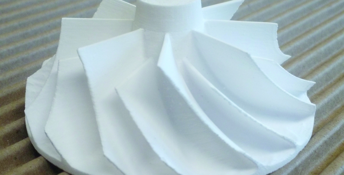 ceramic turbine made of aluminum oxide